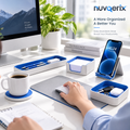 nuvqerix™ Desktop Valet Tray & Phone Stand Set