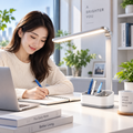 nuvqerix™ LED Desk Lamp with Organizer Base