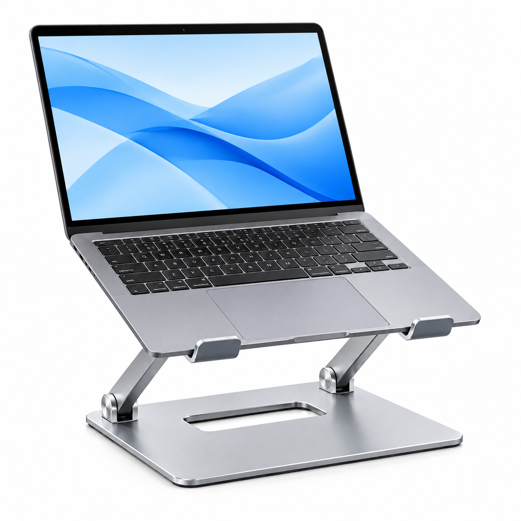 nuvqerix™ Adjustable Laptop Stand & Desk Mat Set